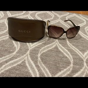 Vintage Gucci Tortoise glasses with case - rare